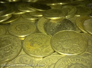Five Peso Coins